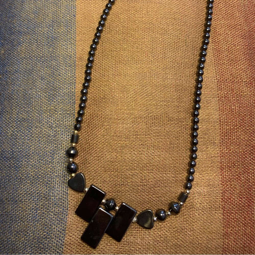 Hematite necklace